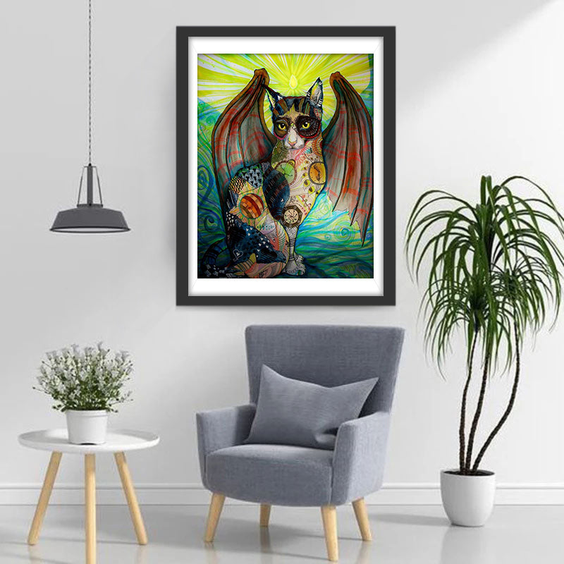 Démon des Chats Broderie Diamant