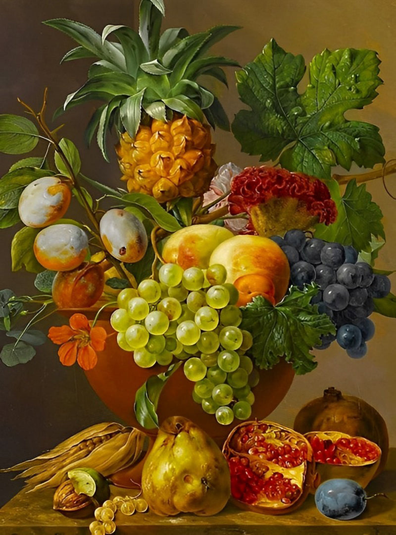 Des Fruits Délicieux Broderie Diamant