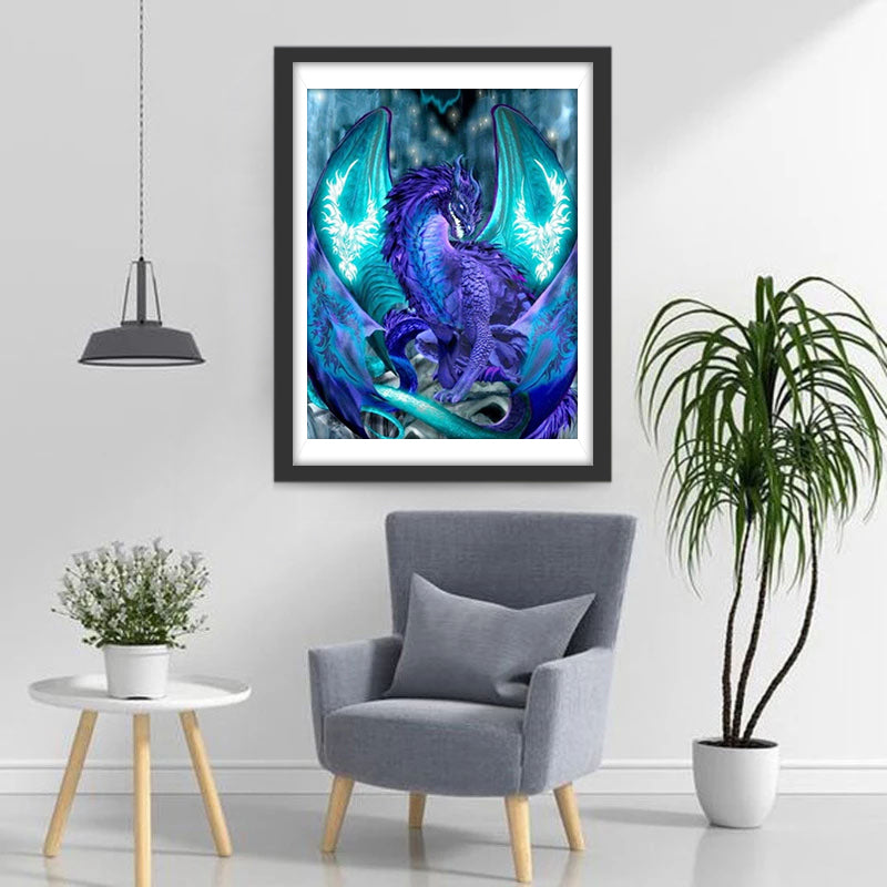 Dragon Violet Broderie Diamant