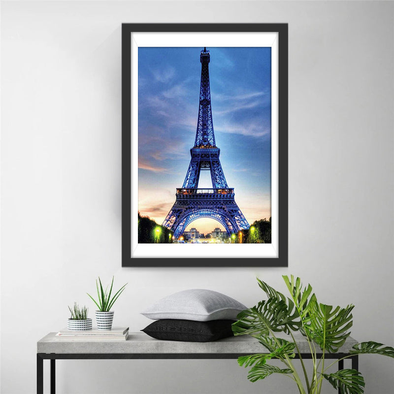 Eiffel dans la Nuit Broderie Diamant