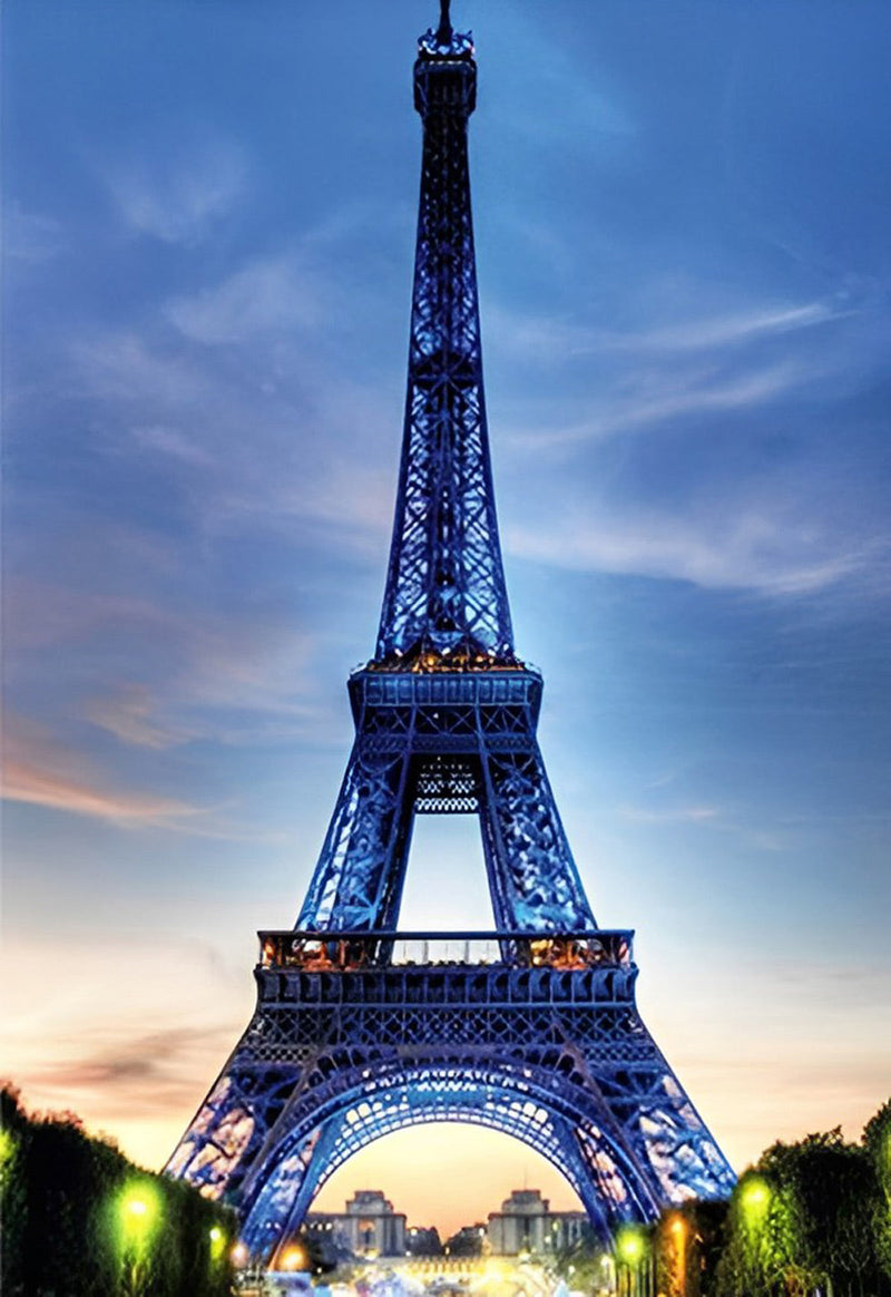 Eiffel dans la Nuit Broderie Diamant