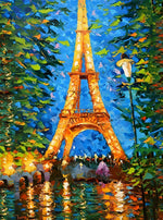 Eiffel de Peinture à l'Huile Broderie Diamant