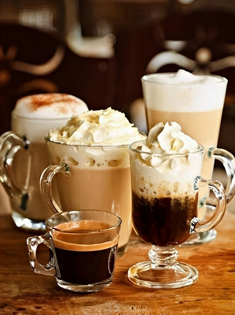 Expresso et Café Italien Broderie Diamant