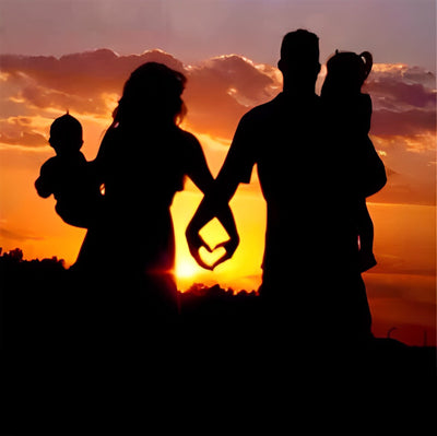 Famille avec Amour Broderie Diamant