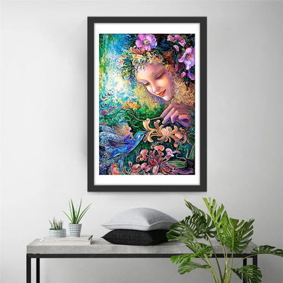 Fée des Fleurs Broderie Diamant