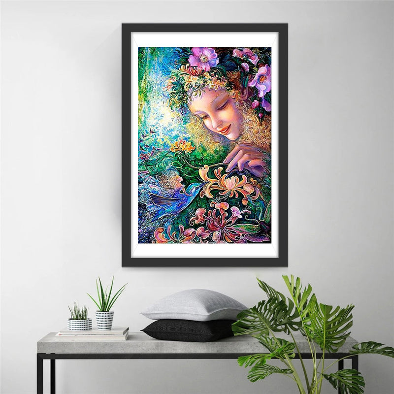 Fée des Fleurs Broderie Diamant