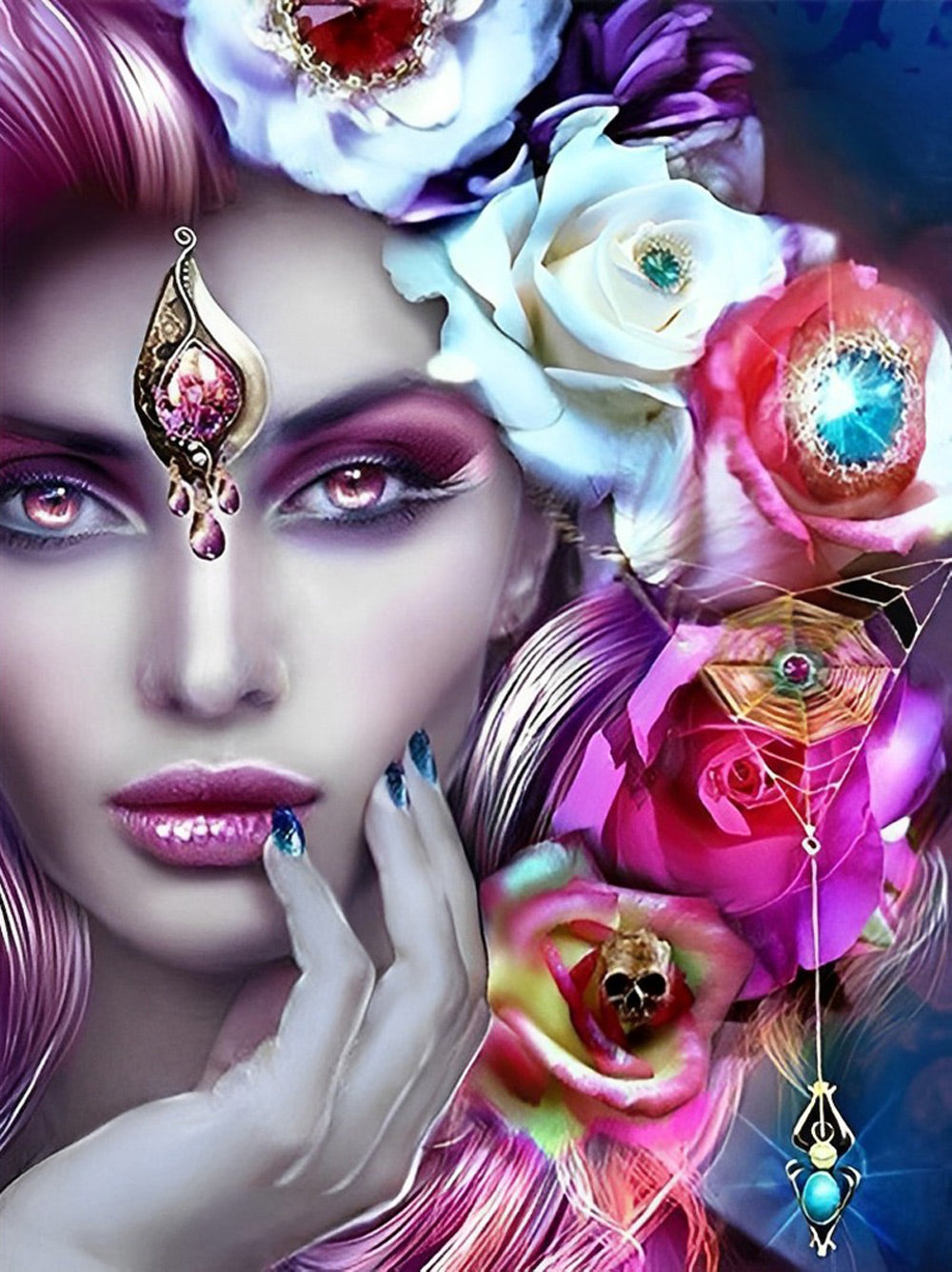 Femme Fantastique Broderie Diamant