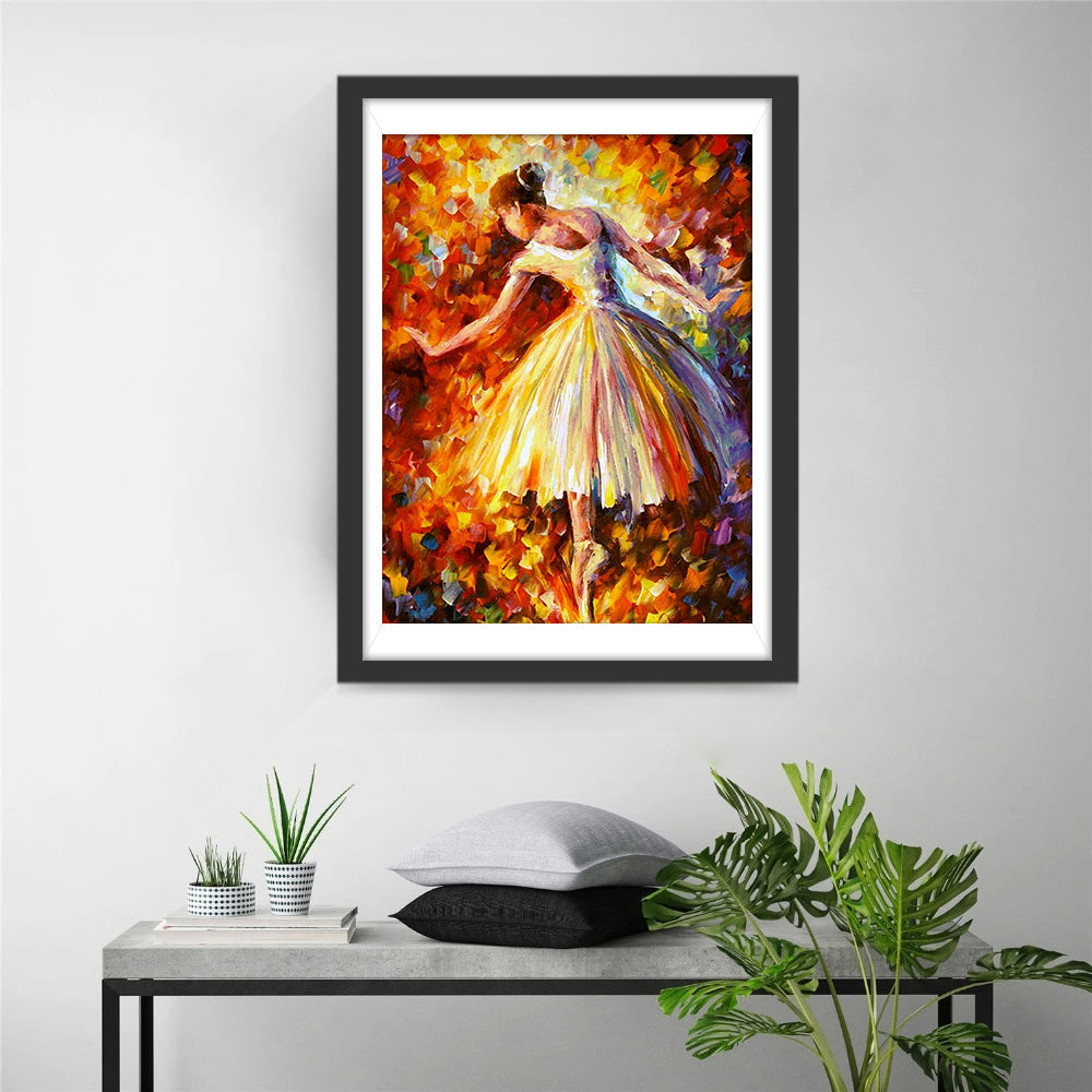 Fille de Ballet en Peinture à l'Huile Broderie Diamant