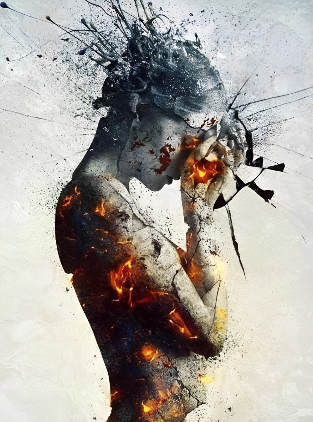 Fille Sentimentale Broderie Diamant