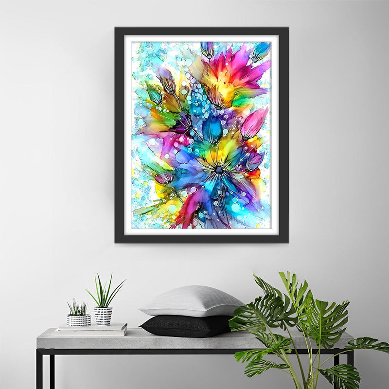 Fleurs Multicolores d&