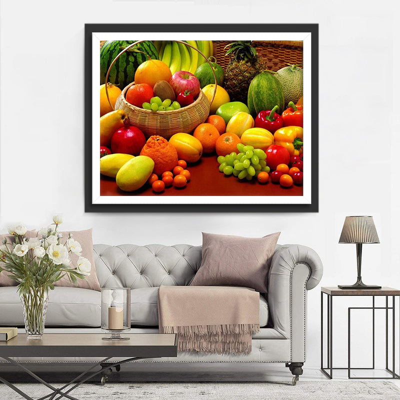 Fruits Broderie Diamant