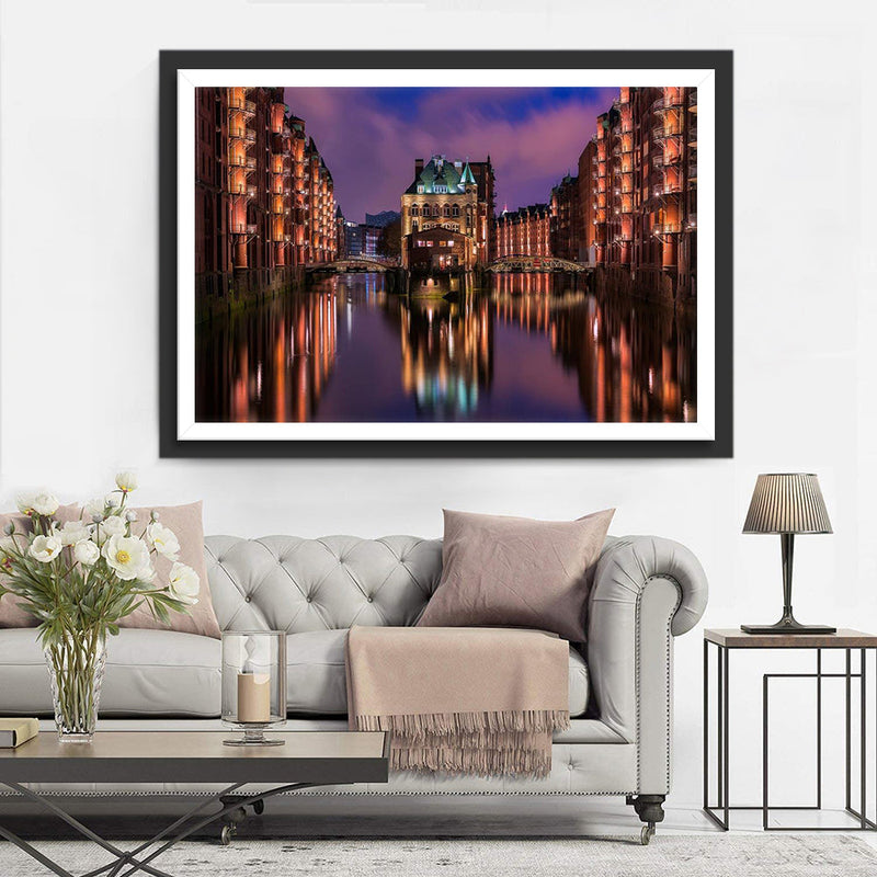Hambourg de Nuit Broderie Diamant