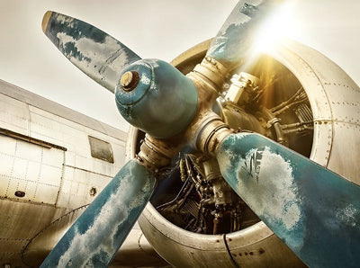 Hélice d'Avion Broderie Diamant