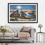 Herbes Sauvages et Chalet Broderie Diamant