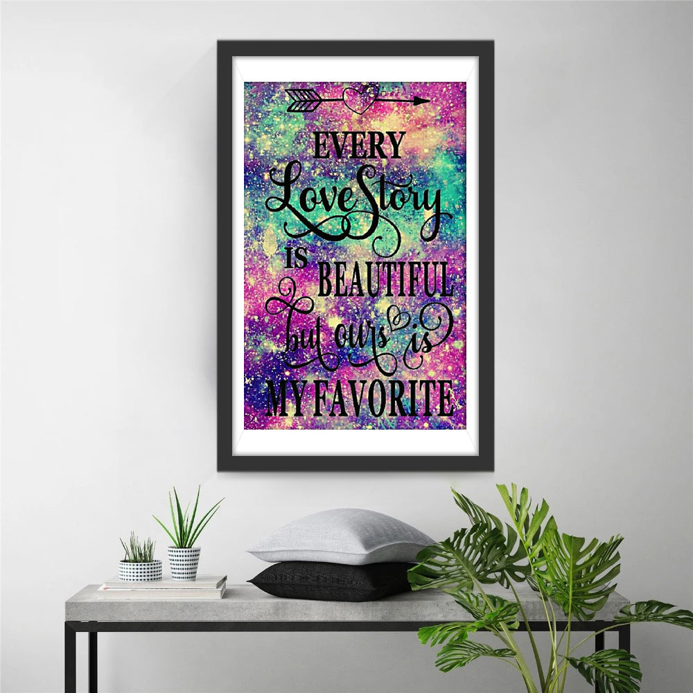 Histoire d'Amour Broderie Diamant