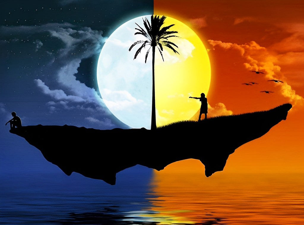 Ile de Jour et de Nuit Broderie Diamant