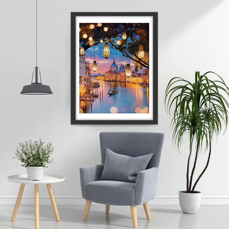 Imeubles de Venise Broderie Diamant