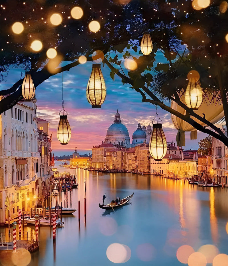Imeubles de Venise Broderie Diamant