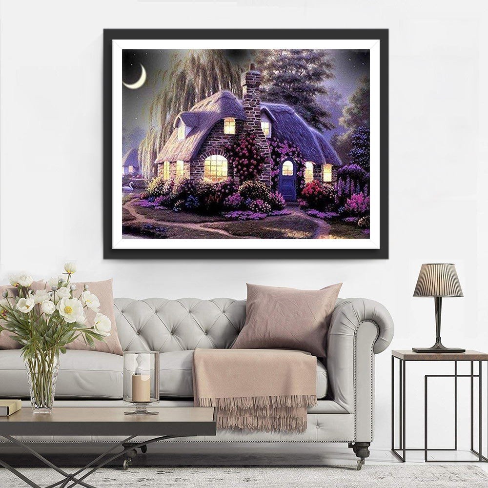 Immeuble Violet Broderie Diamant