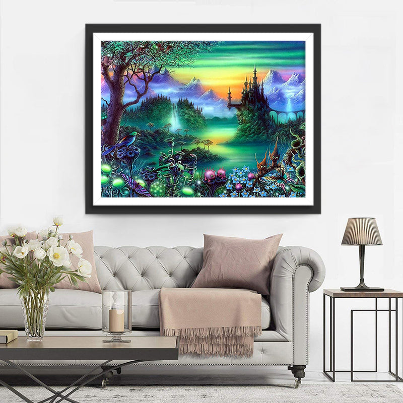 Jardin Fantastique Broderie Diamant