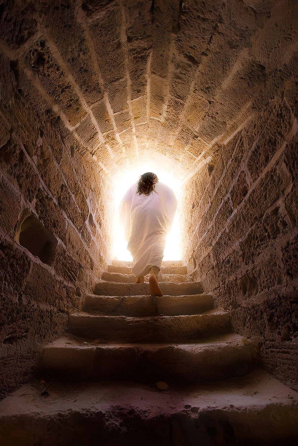 Jésus Aspirant à la Lumière Broderie Diamant