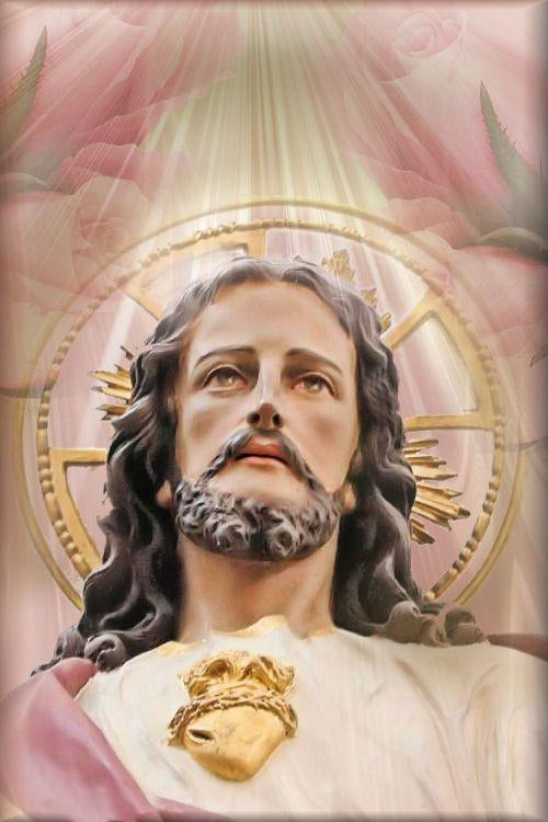 Jésus et la Lumière Divine Broderie Diamant