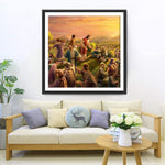 Jésus et les Personnes Souffrantes Broderie Diamant