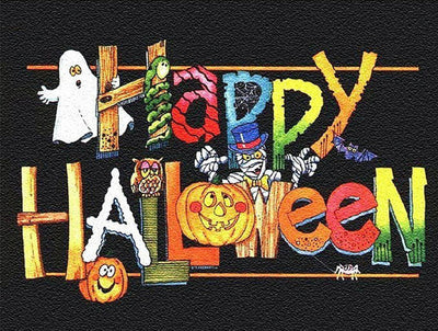 Joyeux Halloween Broderie Diamant