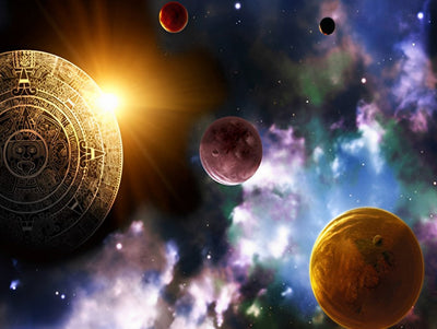 L'espace et les Planètes Etranges Broderie Diamant