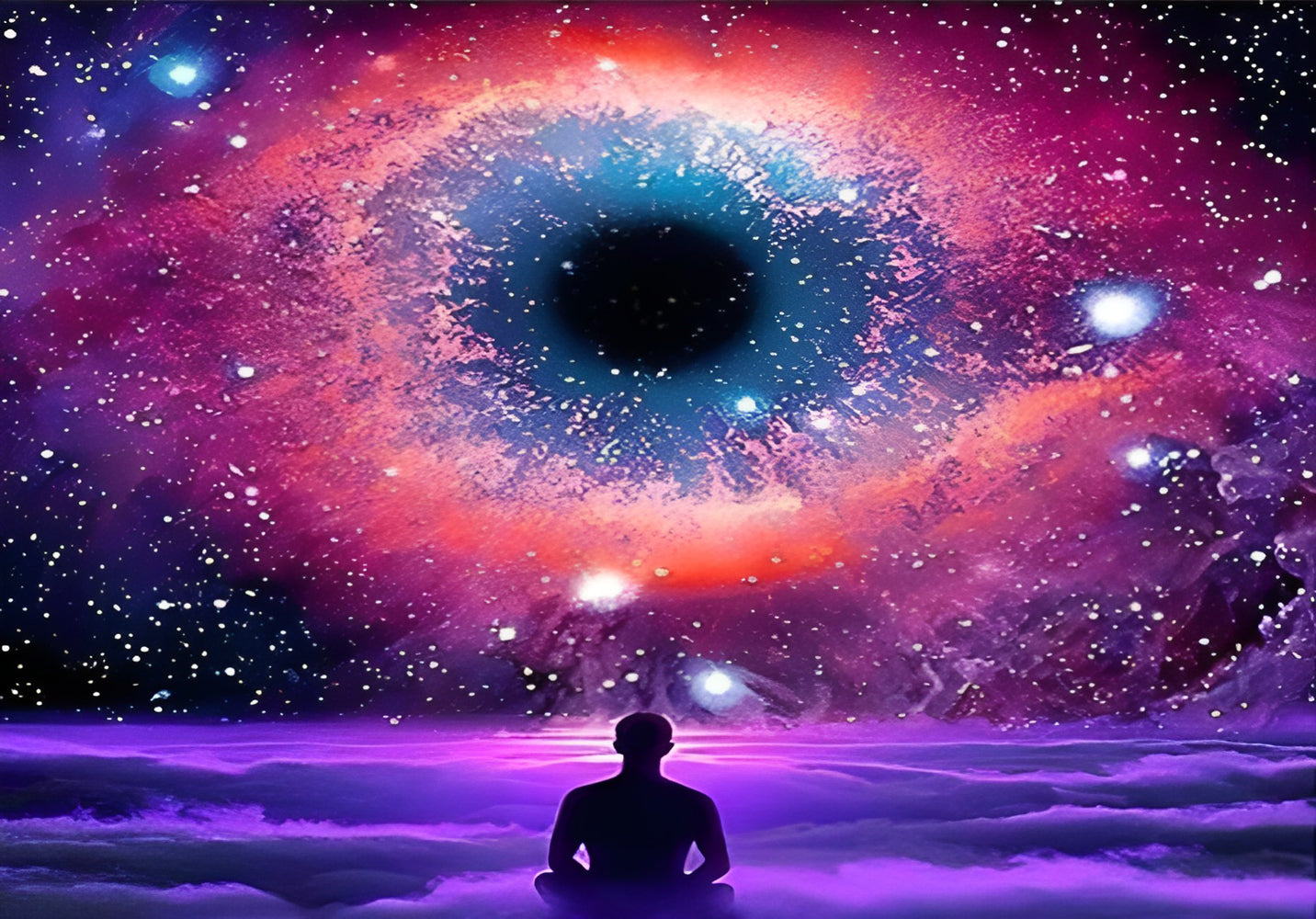 L'observateur et le Trou Noir Broderie Diamant