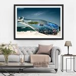 La Bouteille à la Mer et l'Océan Broderie Diamant