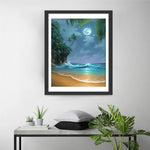 La Forêt Tempérée Humide au Bord de Mer Broderie Diamant