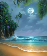 La Forêt Tempérée Humide au Bord de Mer Broderie Diamant