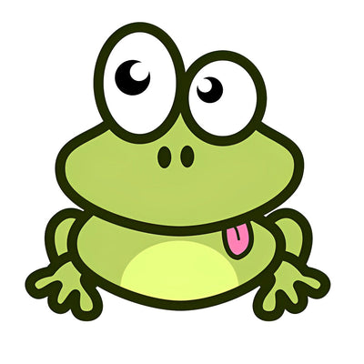 La Grenouille Cartoon Broderie Diamant