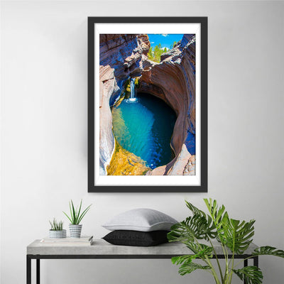 La Grotte et l'Abîme Broderie Diamant