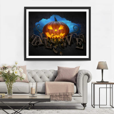 La Lanterne de Halloween Broderie Diamant