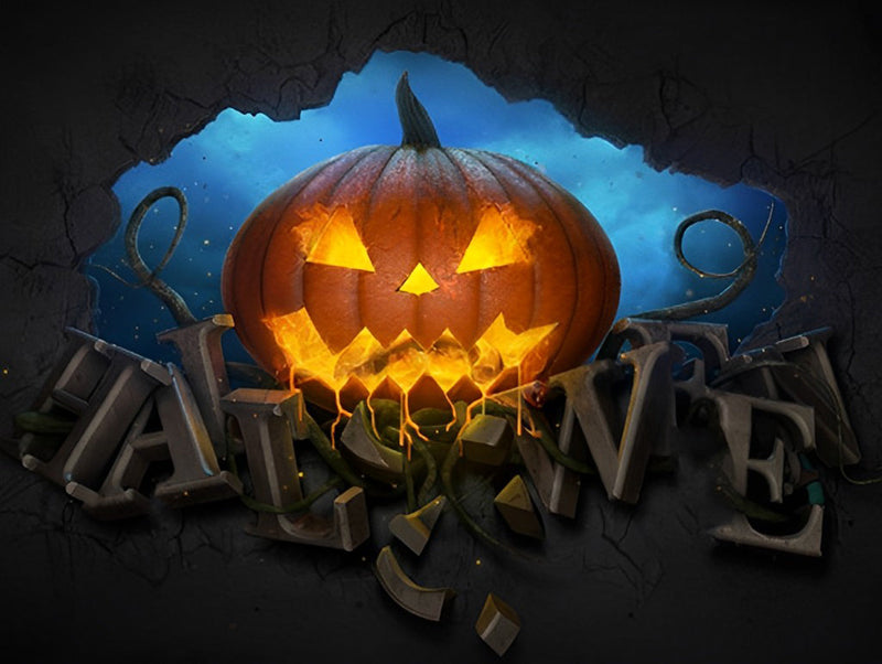 La Lanterne de Halloween Broderie Diamant