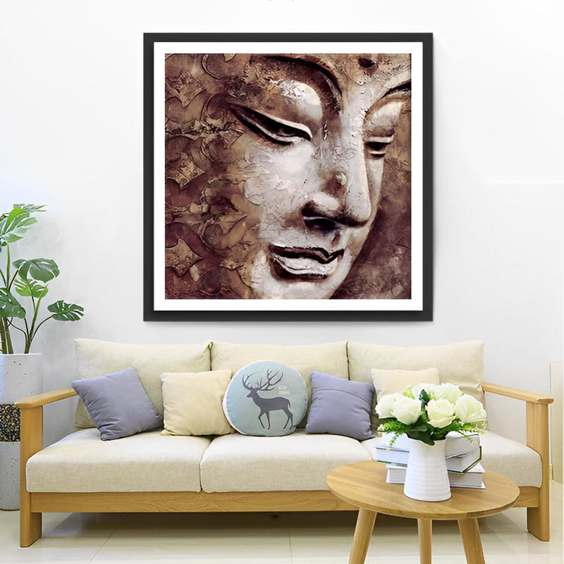 La Sculpture de Bouddha Broderie Diamant