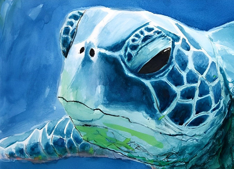 La Tête de Tortue Broderie Diamant