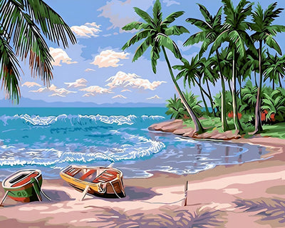 Le Beau Jour et la Mer Broderie Diamant