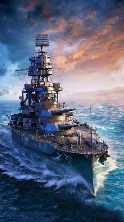 Le Grand Bateau en Mer Broderie Diamant