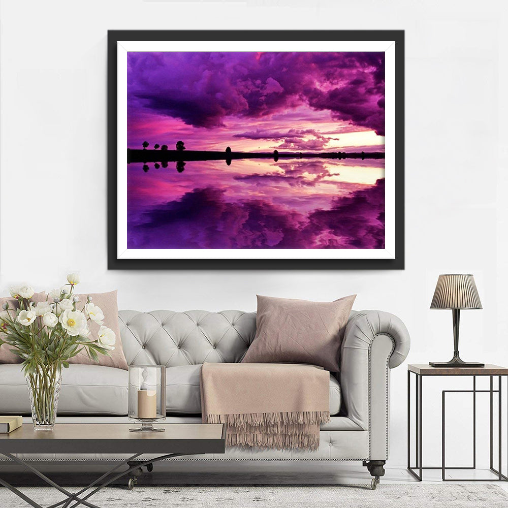 Le Monde Violet Broderie Diamant