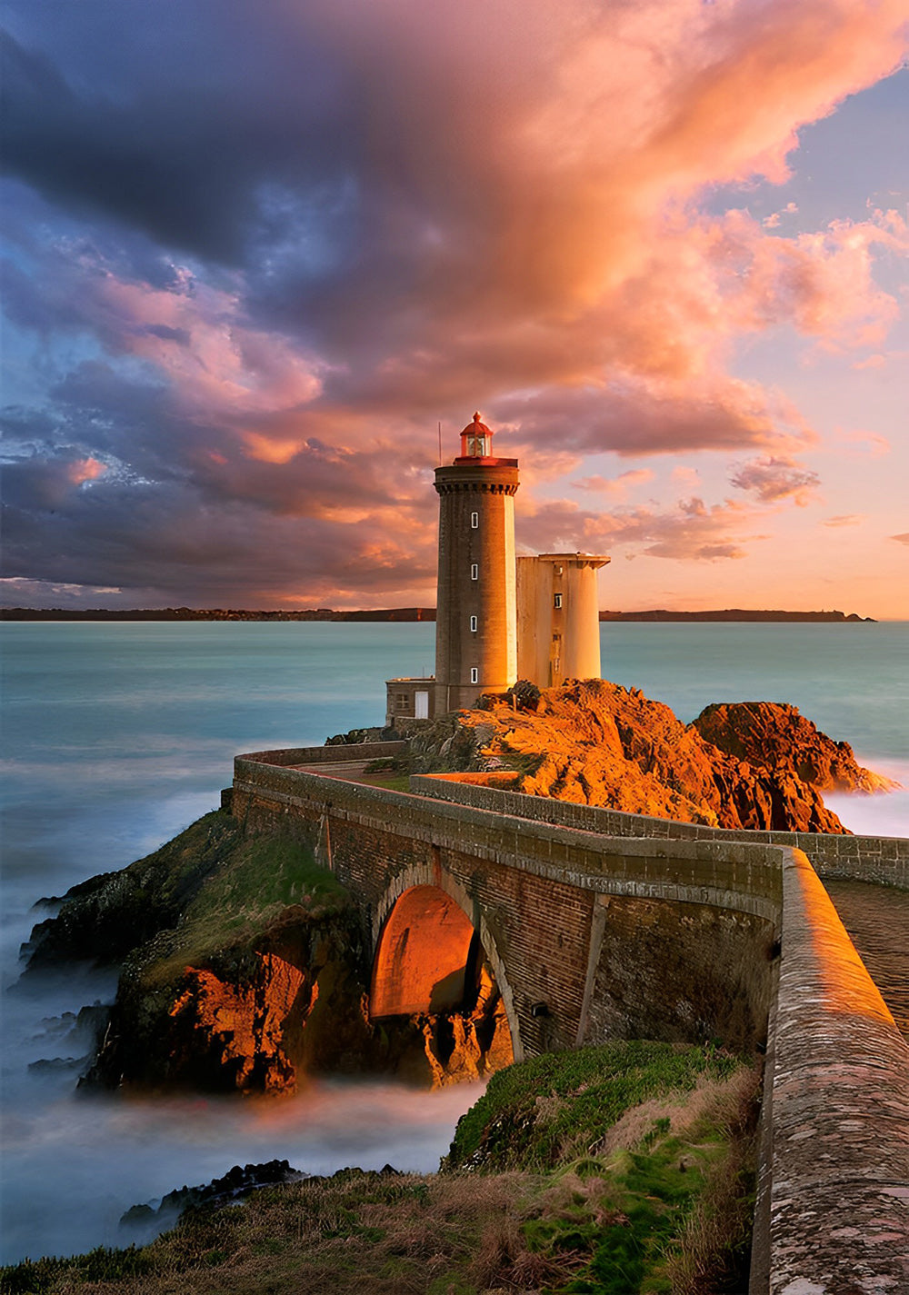 Le Phare sous le Soleil Broderie Diamant