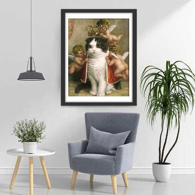 Le Roi des Chatons Broderie Diamant