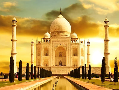Le Taj Mahal Broderie Diamant