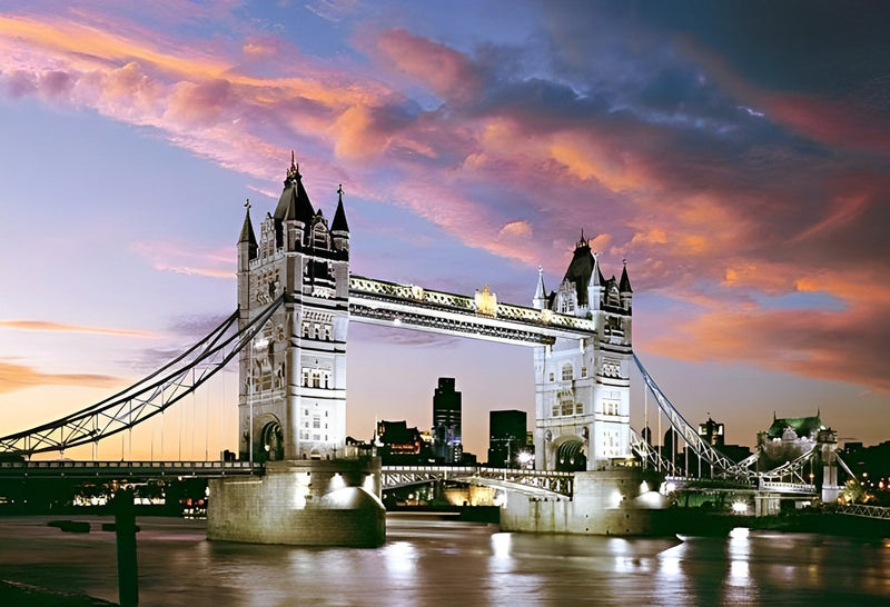 Le Tower Bridge de Nuit Broderie Diamant