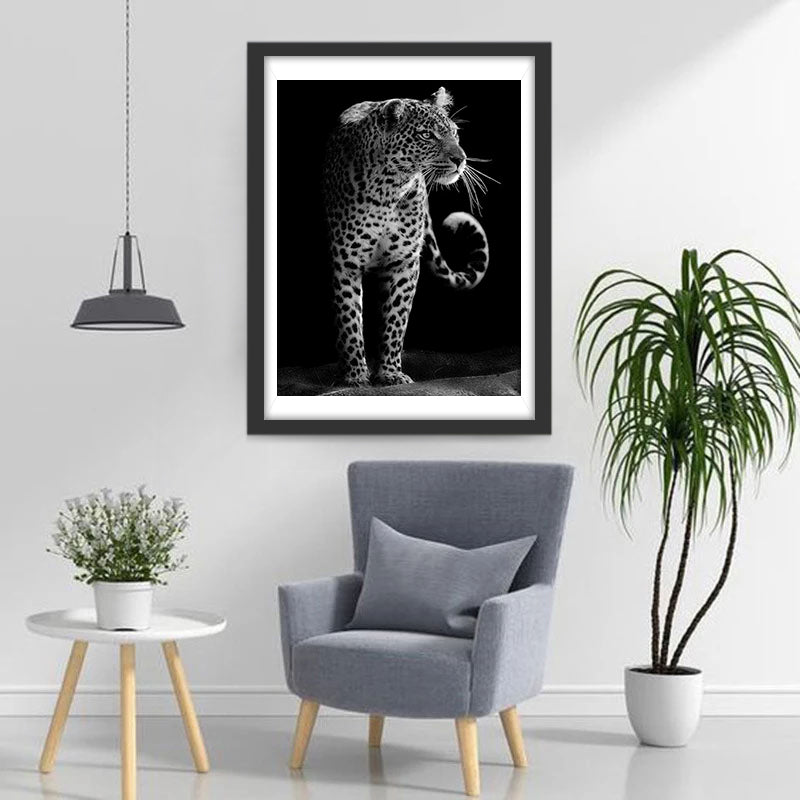 Léopard Broderie Diamant