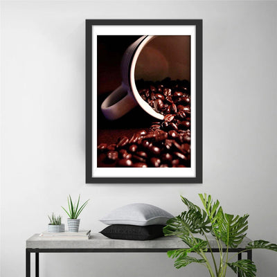Les Grains de Café Broderie Diamant