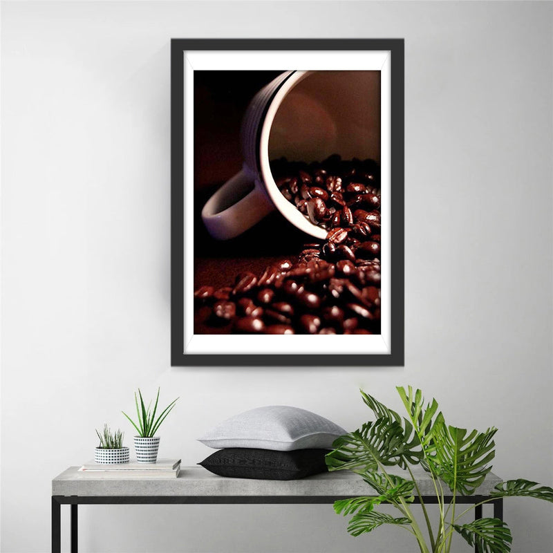 Les Grains de Café Broderie Diamant