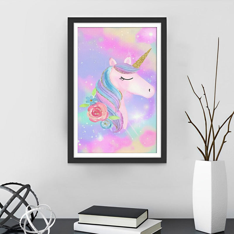 Licorne Magnifique Cartoon Broderie Diamant